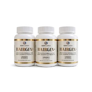 Kit Hairgen+ Fórmula avançada Capilar 180 Cápsulas - GEN PHARMA