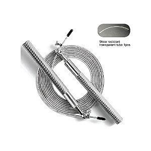 Corda Speed Rope Profissional com Rolamento e Cabo de Aço 3m – Alta Velocidade