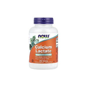 Lactato de Cálcio 250 Tabletes - Now Foods
