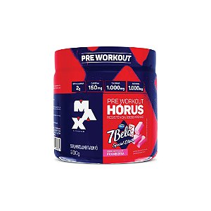 Pré Treino Hórus 7 Belo 300g Sabor Framboesa - Max Titanium