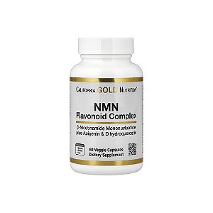 Complexo de Flavonoides de NMN com Apigenina e Taxifolina - California Gold Nutrition