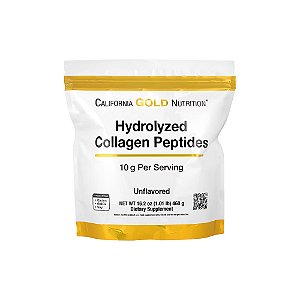 Peptídeos de Colágeno Hidrolisado tipos I e III - California Gold Nutrition