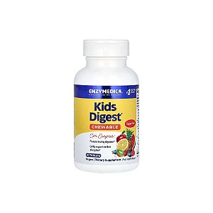 Kids Digest sabor Ponche de Frutas Tabletes mastigáveis - Enzymedica