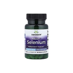 Selênio Albion® 200mcg 90 Veg Cápsulas - Swanson