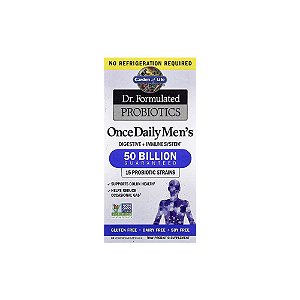 Dr. Formulated Probiotics Once Daily Men´s 50 Billion 30 Cápsulas - Garden of Life