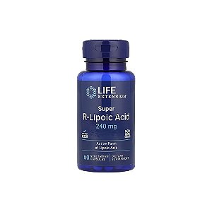 Super-ácido R-Lipoico 240mg 60 Veg Cápsulas - Life Extension