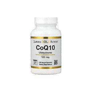 CoQ10 Ubiquinona Classe USP 100mg - California Gold Nutrition