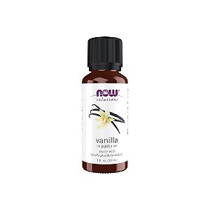Óleo Essencial Baunilha em Óleo de Jojoba 30ml - Now Foods