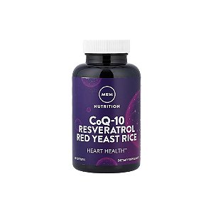CoQ-10, Resveratrol, Levedura de Arroz Vermelho 60 Softgels - MRM