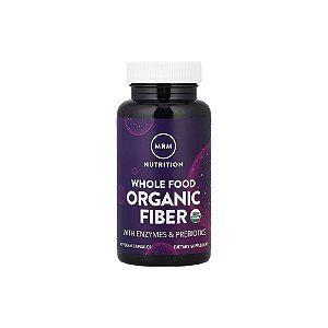 Whole Food Organic Fiber Fibra de Alimentos Integrais e Orgânicos 60 Veg Cápsulas - MRM