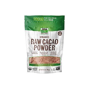 Cacau em Pó Cru e Orgânico 340g - Now Foods