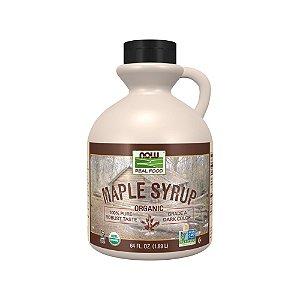 Maple Syrup Xarope de Bordo Orgânico Classe A - Now Foods