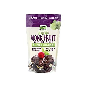 Organic Monk Fruit (Fruta-dos-Monges Orgânica) com Eritritol Orgânico 454g - Now Foods