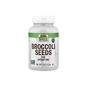 Brocccoli Seeds (Sementes de Brócolis) 113g - Now Foods