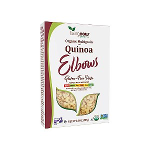 Macarrã0 Orgânico Multigrain and Quinoa Elbows 227g - Now Foods