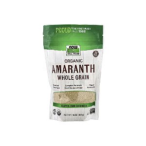 Amaranto Orgânico Grão Integral 454g - Now Foods
