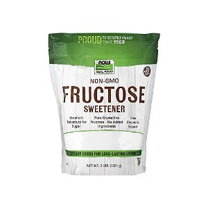Fructose Sweetener Adoçante de Frutose 1361g - Now Foods
