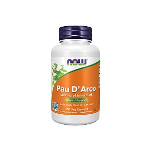Pau D'Arco 500mg 100 Veg Cápsulas - Now Foods