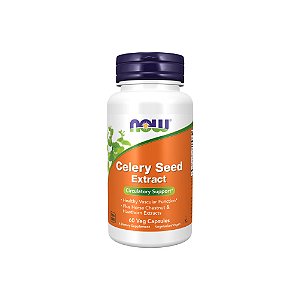 Celery Seed Extract Extrato de Semente de Aipo 60 Cápsulas - Now Foods