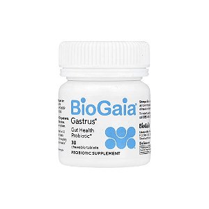 Comprimidos Mastigáveis de Probióticos Gastrus® 30 unidades - BioGaia