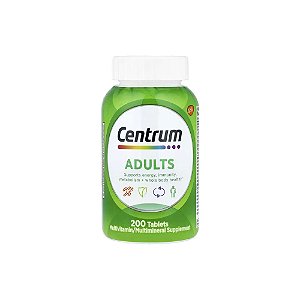 Centrum Adults Multivitamínico para Adultos 200 Tabletes
