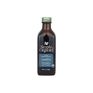 Baunilha de Madagascar Pura Flavorizante Sem Álcool - Simply Organic