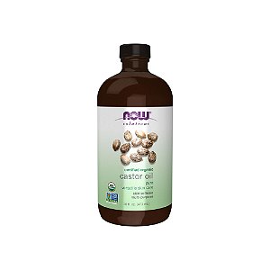 Castor Oil Óleo de Rícino Orgânico Certificado - Now Foods