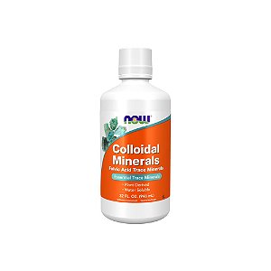 Minerais Coloidais 946ml - Now Foods