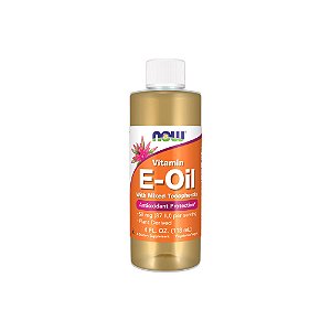 Óleo de Vitamina E com Tocoferóis Mistos 118ml - Now Foods