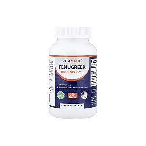 Fenugreek Feno-grego 300mg 320 Cápsulas - Vitamatic