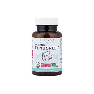 Pure Mom Feno-grego Orgânico 1240mg 60 Veg Cápsulas - Pure Co