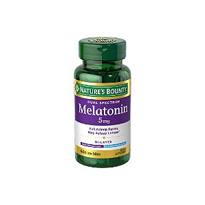 Dual Spectrum Melatonina 5mg 60 Bi-Layer Tabletes - Nature's Bounty