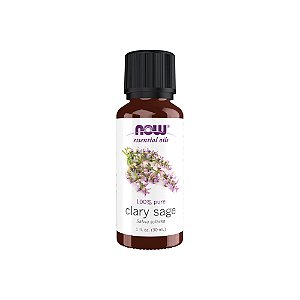 Óleo Essencial Clary Sage Sálvia 30ml - Now Foods