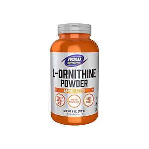 L-Ornithine (Ornitina) em Pó 227g - Now Foods