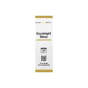Goodnight Sleep com Semente de Aveia Leitosa Fresca, Erva-de-São-João, Escutelária e Ervas de Passiflora 30 ml - California Gold Nutrition
