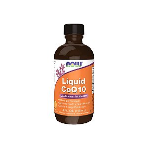 CoQ10 Líquido 100mg sabor Laranja 118ml - Now Foods