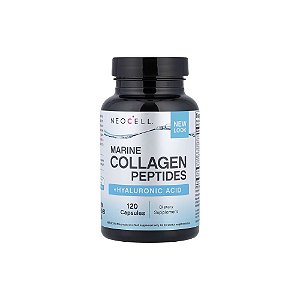 Peptídeos de Colágeno Marinho + Ácido Hialurônico 120 Cápsulas - NeoCell