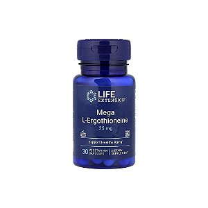 Mega L-Ergothioneine (Ergotioneína) 25mg 30 Veg Cápsulas - Life Extension