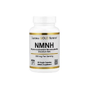 NMNH 250 mg 60 Cápsulas Vegetais - California Gold Nutrition