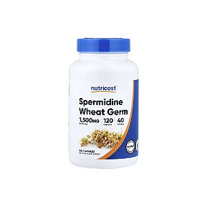 Espermidina do Gérmen de Trigo 1500mg 120 Cápsulas - Nutricost