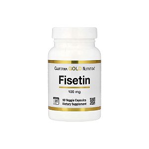 Fisetin 100mg 90 Cápsulas Vegetais - California Gold Nutrition