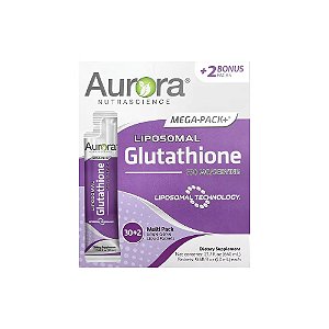 Mega-Pack+ Glutationa Lipossomal 20 ml cada - Aurora Nutrascience