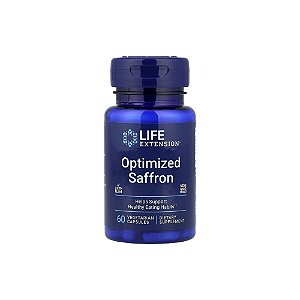 Saffron Açafrao Otimizado 60 Cápsulas Vegetarianas - Life Extension