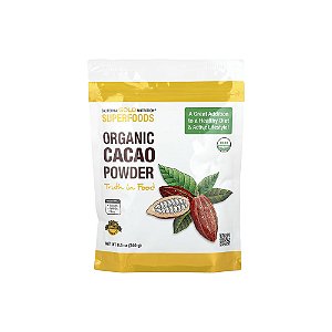 Cacau em Pó Orgânico 240g - California Gold Nutrition