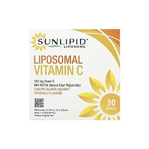 Vitamina C Lipossomal 1000mg com Óleo TCM 30 Unidades de 5ml - Sunlipid