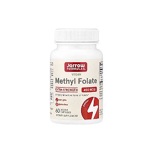 Metilfolato Vegano 400mcg 60 Cápsulas Vegetais - Jarrow Formulas