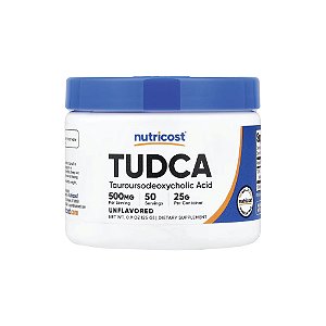 TUDCA 500mg Sem Sabor 25g - Nutricost