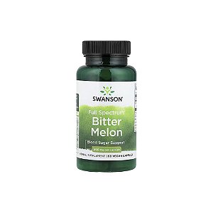 Bitter Melon Melão Amargo Full Spectrum 500mg 60 Cápsulas Veganas - Swanson