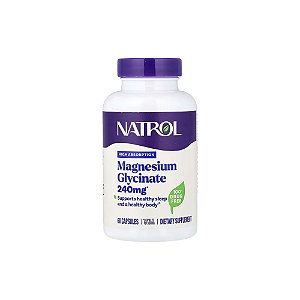 Glicinato de Magnésio 240mg Alta Absorção - Natrol