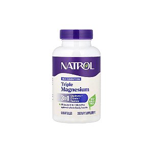 Magnésio Triplo 60 Cápsulas - Natrol